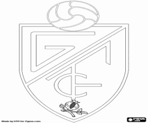 desenho de Escudo do Granada CF para colorir