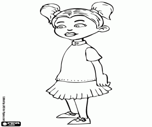 desenho de Essa menina é Cachinhos dourados para colorir