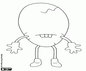 desenho de Um estranho ovo de Pet Squad para colorir