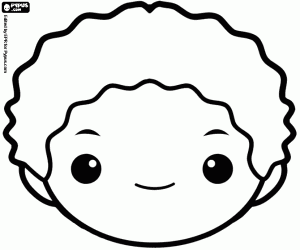 desenho de Face do Deus Ares, uma máscara para colorir