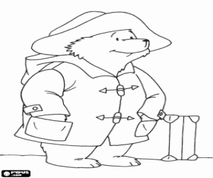 desenho de O famoso Urso Paddington para colorir