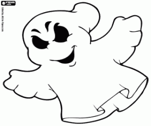 desenho de Fantasma para colorir