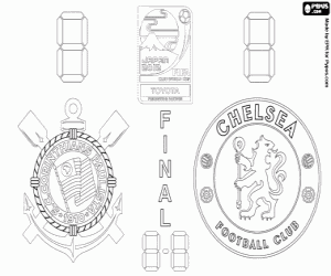 desenho de Final Copa Mundial de Clubes FIFA 2012 para colorir