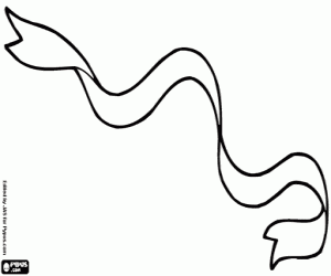desenho de Fita para colorir
