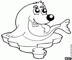 desenho de Foca para colorir