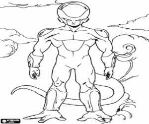 desenho de Freezer, um inimigo de Goku para colorir