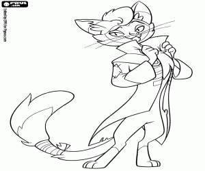 desenho de O gato Capper de My Little Pony para colorir
