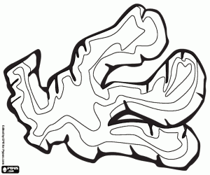 desenho de Gengibre, um tempero picante para colorir