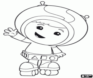 desenho de Geo da Equipa Umizoomi para colorir