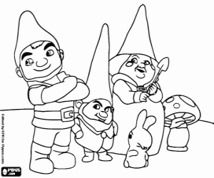 desenho de Os gnomos dos Montéquios para colorir