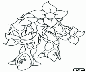 desenho de O gormiti Florus o envenenador para colorir