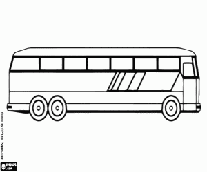 desenho de Grande barra-ônibus para colorir