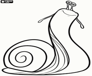 desenho de Grub o caracol de Epic para colorir