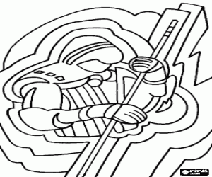 desenho de Guarda de Tron para colorir