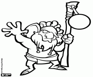 desenho de O Guru da Pedra, Sly Cooper para colorir