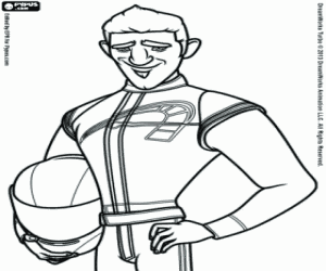 desenho de Guy Champeón para colorir