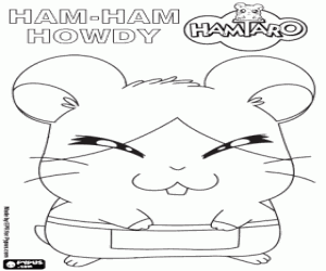 desenho de O Ham-Ham de Goldie é Howdy para colorir