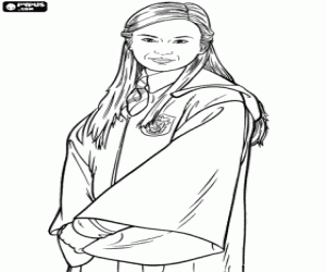desenho de Hermione, uma amiga de Harry Potter para colorir