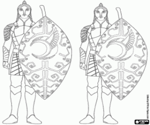 desenho de Homens-Folha para colorir