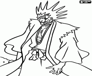 desenho de O imponente Kenpachi Zaraki para colorir