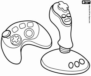 desenho de Indispensável para video games para colorir