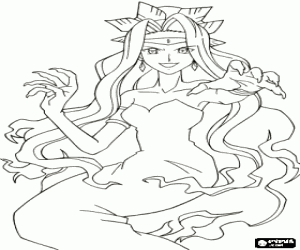 desenho de Izuru, Pichi Pichi Pitch para colorir