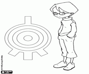 desenho de Jeremy Belpois, Código Lyoko para colorir