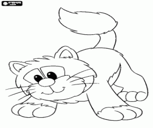 desenho de Jess, gato do Postman Pat para colorir