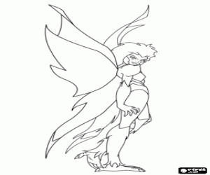 desenho de Jessica, o Senhor do Ar para colorir