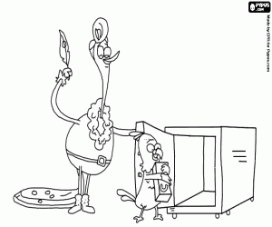 desenho de Jonathan e Posey de Pet Squad para colorir