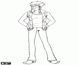 desenho de Josh Kirkcpatrick de Team Galaxy para colorir