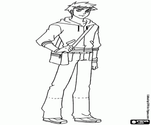 desenho de O jovem atraente Blaine para colorir