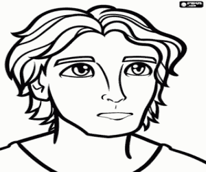 desenho de O jovem guerreiro Nod para colorir