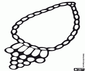 desenho de Jóia para colorir