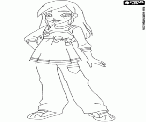 desenho de Kate de Pocketville para colorir