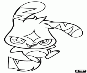 desenho de Katsuma de Moshi Monsters para colorir