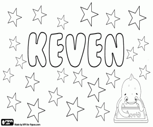 desenho de Keven, variante do Kevin para colorir