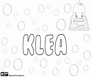desenho de Klea, variante de Clea para colorir
