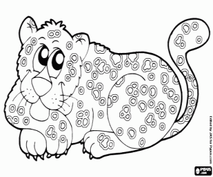 desenho de Leopard para colorir
