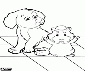 desenho de Linny a cobaia, Wonder Pets para colorir