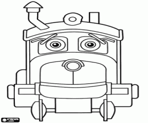 desenho de Locomotiva Hodge de Chuggington para colorir