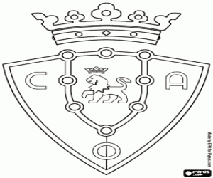 desenho de Logo CA Osasuna para colorir