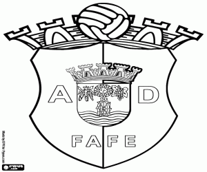 desenho de Logo da AD Fafe para colorir