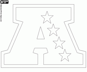 desenho de Logo da AFC para colorir