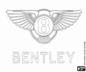 desenho de Logo da Bentley para colorir