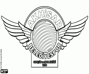 desenho de Logo de Akhisar Belediyespor para colorir