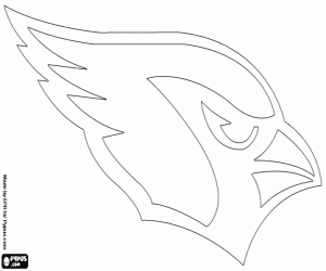 desenho de Logo de Arizona Cardinals para colorir