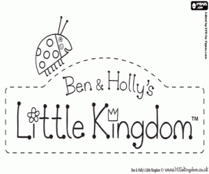 desenho de Logo de Ben and Holly’s Little Kingdom para colorir
