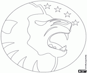 desenho de Logo de CD Olimpia para colorir
