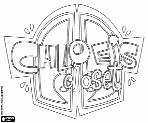 desenho de Logo de Chloe's Closet para colorir